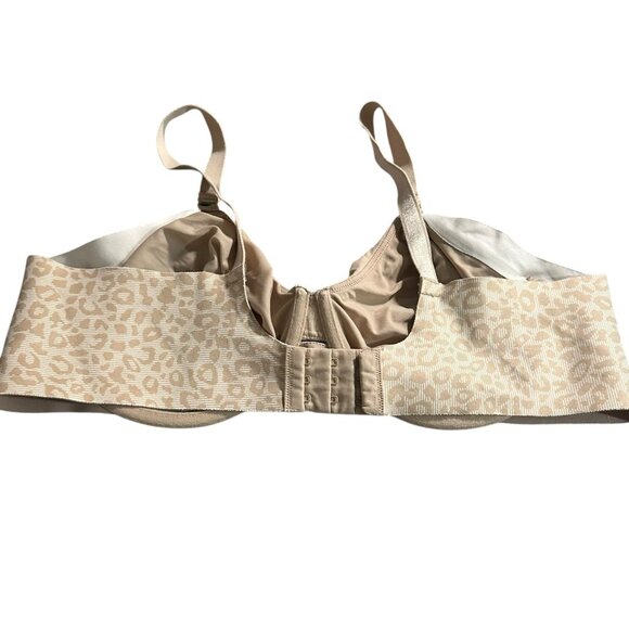 Olga No Side Effects Bra Style-GI3561A Size 40C Nude Animal Print Underwire - Picture 6 of 7